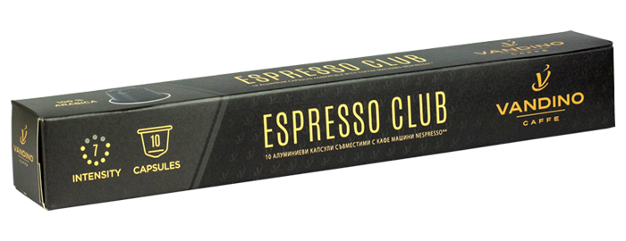 Вандино кафе капсули алум. Еспресо Клуб 10 бр. NESP система